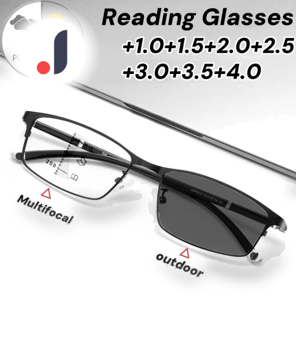 Progressive Photochromic Reading Glasses — Reading Glasses, CICI Global Glasses