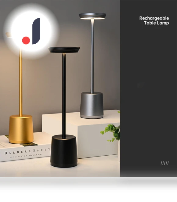 Rechargeable Bedside Lamp — Desk & Table Lighting, Holland Ham