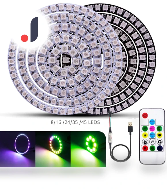 RGB LED Pixel Ring — Photography Lighting & Studio Equipment, Dream Garage