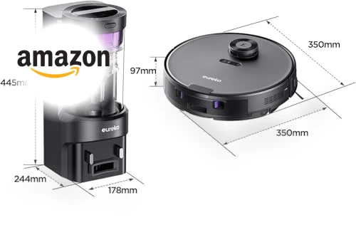 Robot Vacuum with Bagless Self Emptying Station — Smart Cleaning Robots, Eureka