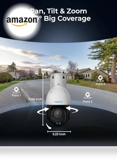 Smart 4K UHD PTZ Dome Security Camera — Security Cameras, Reolink Digital