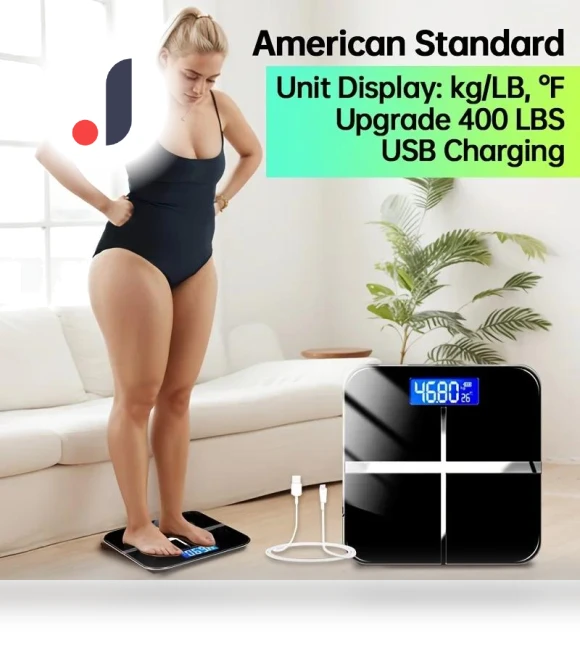 Smart Bathroom Scale — Weight Management Tools, Various wearables