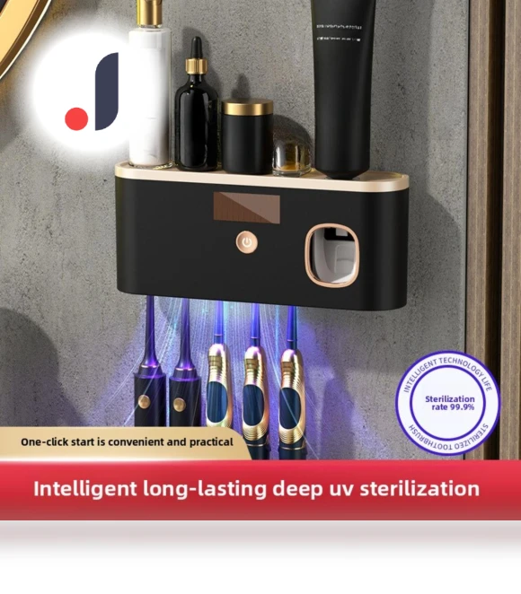 Smart Disinfecting Solution for Toothbrushes — Toothbrush Holders, JR-Studio