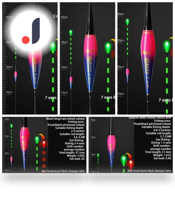 Smart Fishing LED Light Float — Bite Indicators, Baoshang