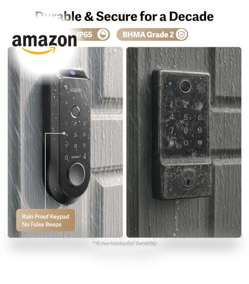 Smart Lock with Palm Vein Recognition — Biometric Security, Lockin