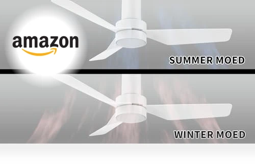 Smart Low Profile Ceiling Fan with Lights — Ceiling Fans, Carro