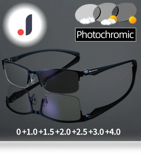 Smart Photochromic Reading Glasses — Smart Glasses, Fashion Glasses M