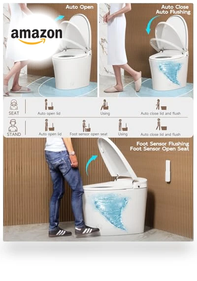 Smart Toilet with Bidet — Bathroom Essentials, SR SUN RISE