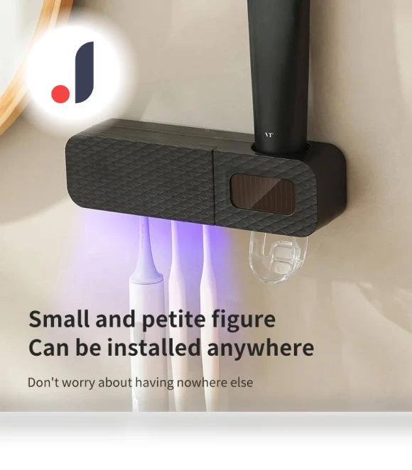 Smart Wall-Mounted Toothbrush Holder — Cup Holders, Daily necessities-V