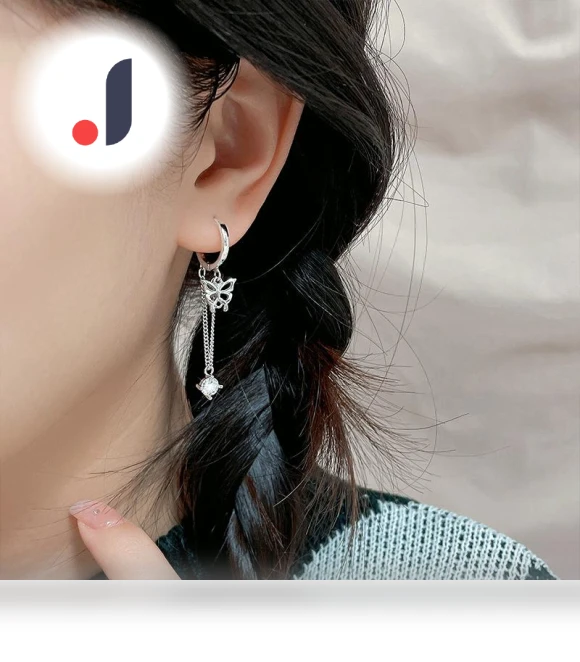 Sweet Tassel Butterfly Earrings — Drop & Dangle Earrings, Commodity Jewel