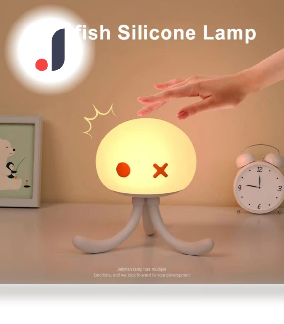 Touch-Activated Dimming Silicone Night Light — Night Lights, guangbaokejki