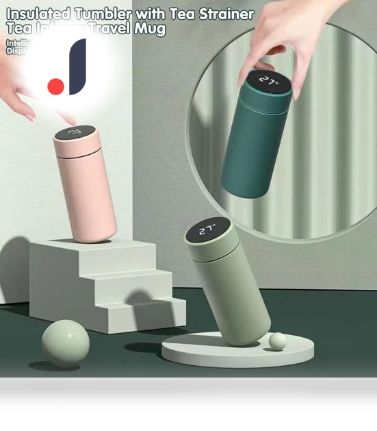 Vacuum Cup with Touch LCD Screen — Beverage Warmers, Amusedly
