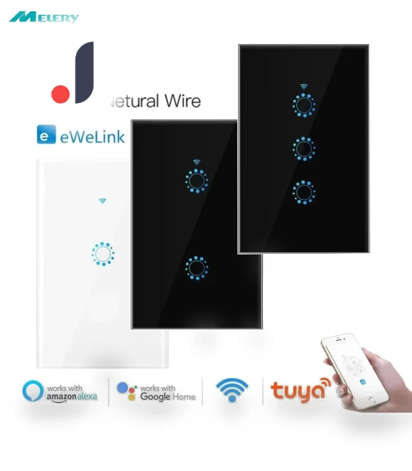 Wi-Fi Smart Wall Switch — Dimmer Switches, Melery