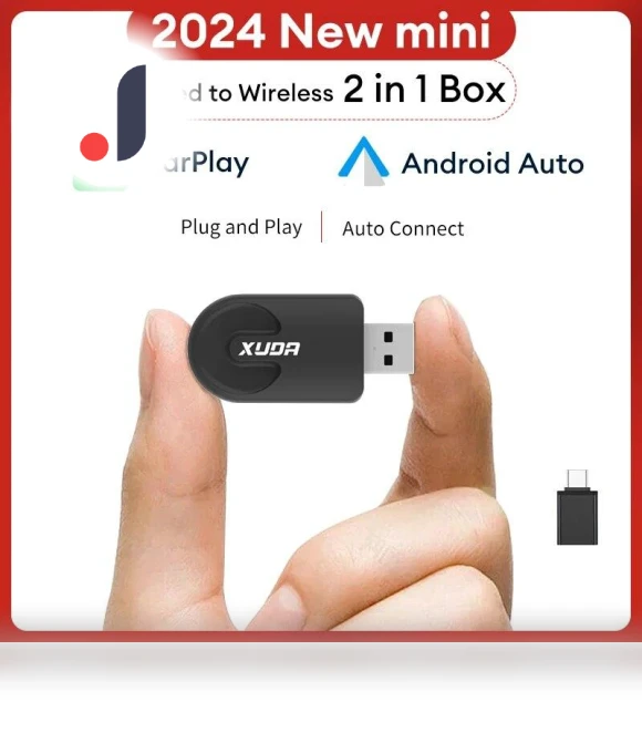 Wireless CarPlay Android Auto Adapter — Car Accessories & Gadgets, JOHO - CarGear