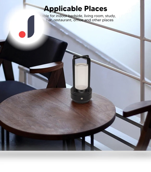 Wireless Desk Lamp with Crystal Shade — Study & Desk Lighting