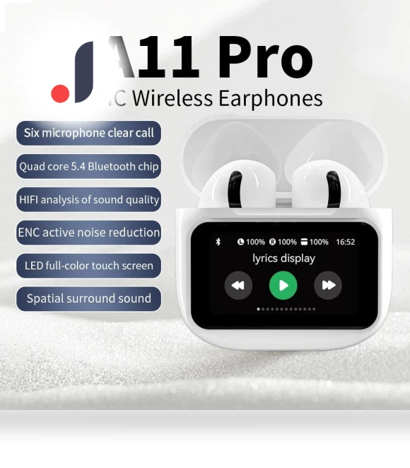 Wireless Earbuds with Touch Control — Audio Gear, Dream Garage