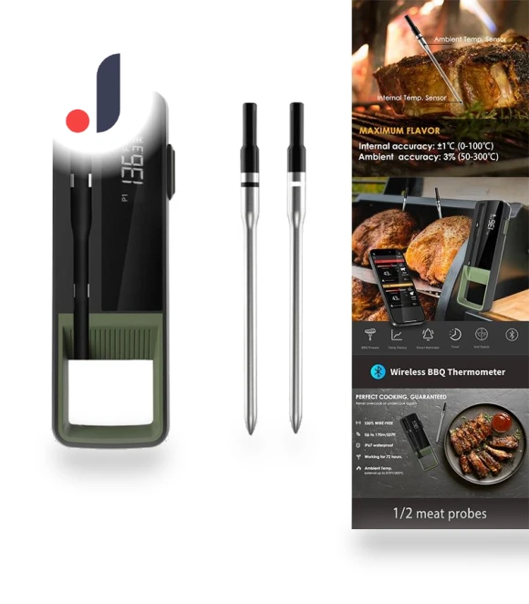 Wireless Meat Thermometer — Thermometers, Daily necessities-V