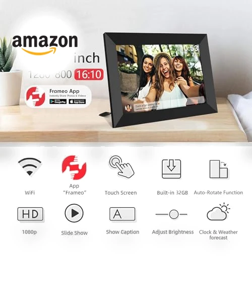 10.1 Inch Smart WiFi Digital Photo Frame — Digital Frames, Frameo