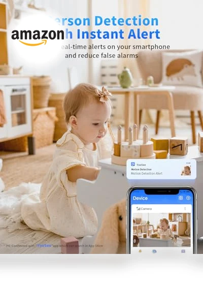 2K Indoor Security Camera — Baby Monitors, Mysight