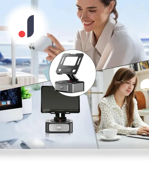 3 in 1 Desk Tablet Stand Foldable Smartphone Mount Broadcast Bracket — Mounts, Maipuxing