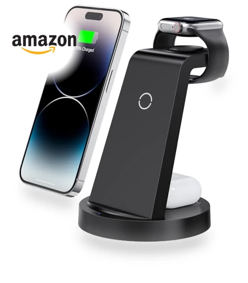3 in 1 Wireless Charging Station — Chargers, SHENZHEN GTL TECHNOLOGY CO .,LTD