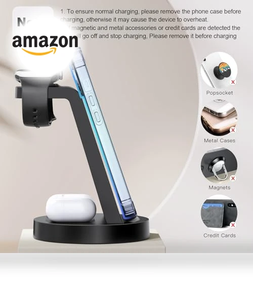 3 in 1 Wireless Charging Station — Chargers, SHENZHEN GTL TECHNOLOGY CO .,LTD