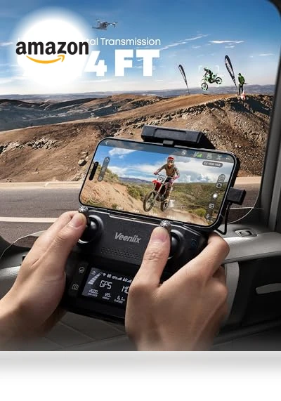 4K Professional Drone with Gimbal & EIS — Drones & UAV Technology, Veeniix
