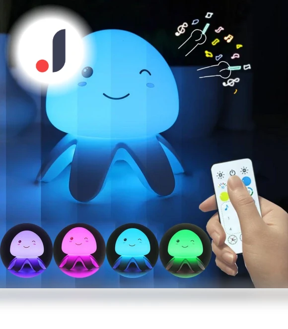 Adjustable LED Jellyfish Desk Lamp — Desk & Table Lighting, Maipuxing