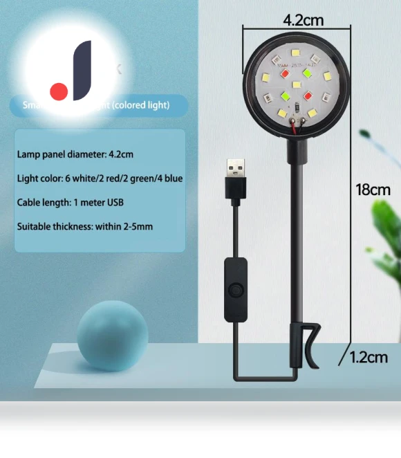 Aquarium Light with USB Port — Lights, Aopowaqy
