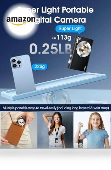 Autofocus 4K Vlogging Camera — Compact Digital Cameras, Lecnippy