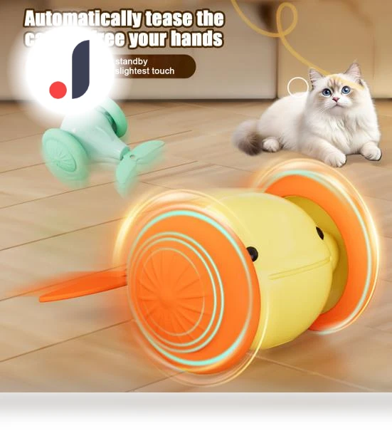 Automatic Moving Cat Toy — Cat Playthings, Kitty Cat House