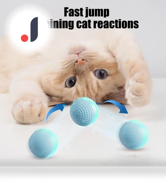 Automatic Moving Smart Ball with Light — Cat Playthings, Kitty Cat House