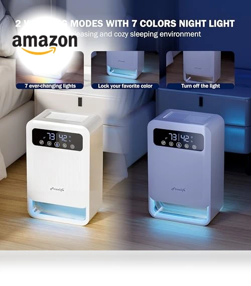 Dehumidifier With Air Purifier — Air Moisture Control, FRIZZLIFE