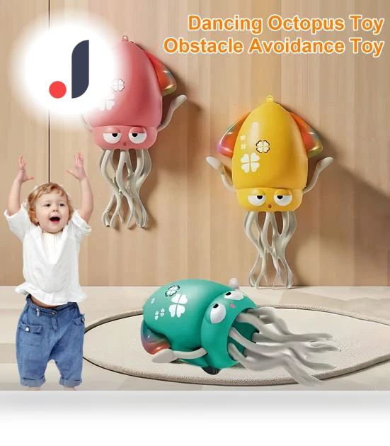 Electric Octopus Toy with LED Lights — Interactive Learning Devices, Nexusa