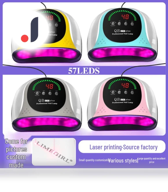 High-Power Nail Lamp with UV Quick-Drying & Smart Sensor — Curing Lamps, The Million