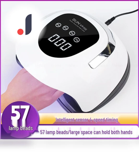 High-Power Smart UV LED Nail Lamp with Quick-Dry Gel Polish — Curing Lamps, The Million