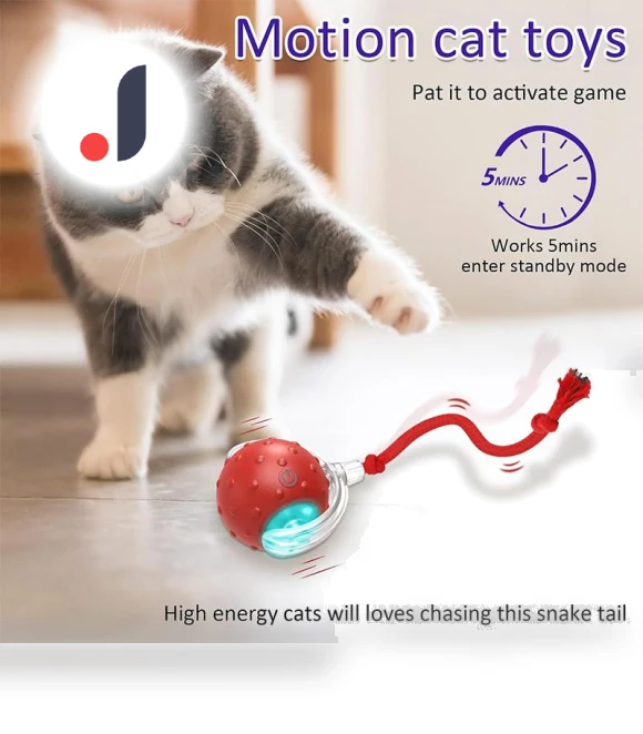 Interactive Cat Toy Ball — Cat Playthings, Wotypea