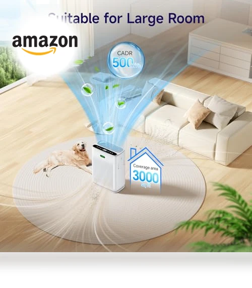 Large Room Air Purifier — Activated Carbon Air Purifiers, AMEIFU