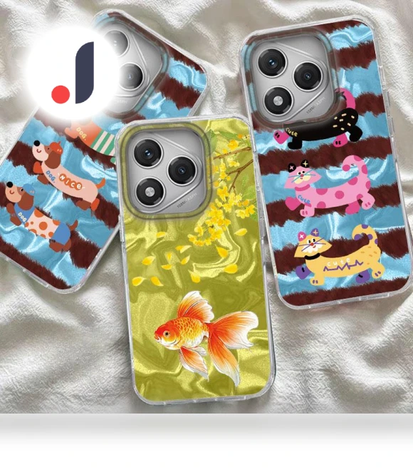 Phone Cover Golden Koi — Protective Covers, funads