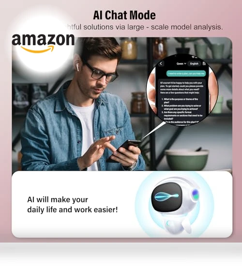 Real Time Translation Earbuds — In-Ear Headphones, SKIUDCT