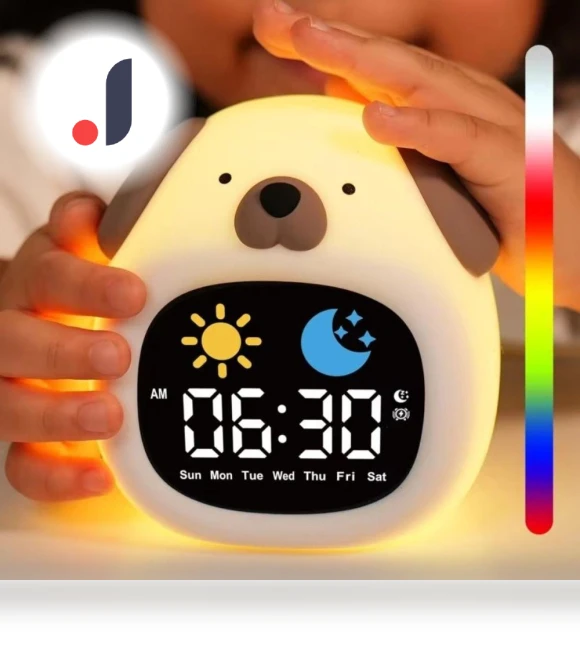 Sleep Training Clock with Clap Control — Clocks, Jiameicheng