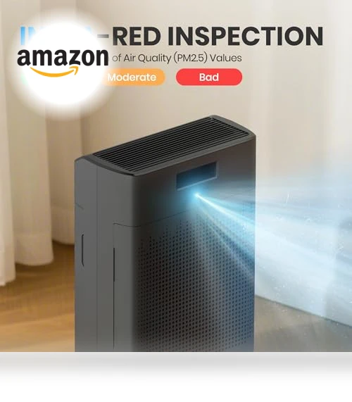 Smart Air Purifier — Activated Carbon Air Purifiers, FLANUR