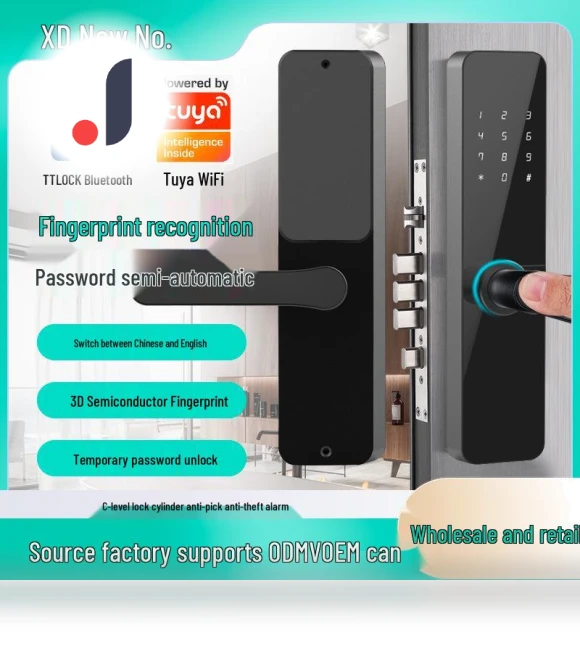 Smart Door Lock with Fingerprint — Locks, TrendVibeCN