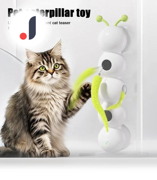 Smart Motion Worm Toy for Indoor Cats — Cat Playthings, Kitty Cat House