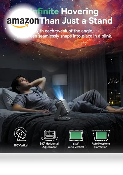 Smart Portable Projector — Home Theater Projectors, Aubor