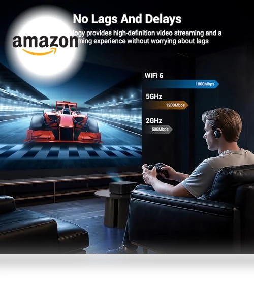 Smart Projector 4K with Wifi and Bluetooth — Home Theater Projectors, HAPPRUN