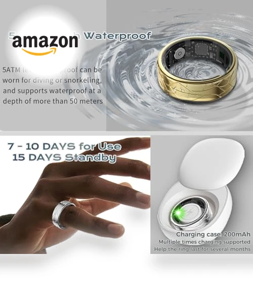 Smart Ring Fitness Tracker — Wearable Accessories, Jawploy