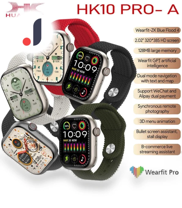 Smart Watch with AMOLED Display — Wearable Accessories, Wula Mall