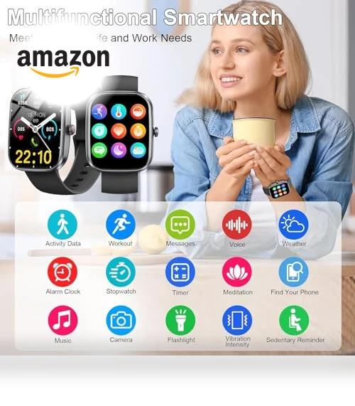 Smart Watch with Fitness Tracking — Smartwatches, Matast