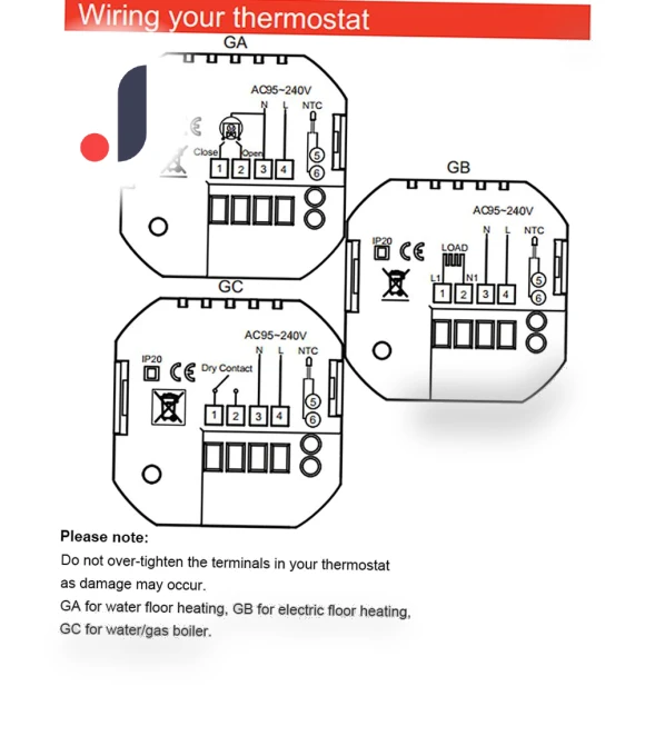 Smart Wi-Fi Thermostat Temperature Controller — Home Climate Control, JMS tops